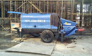 细石混凝土泵合作中国建筑第二工程局-御宾府二期项目
